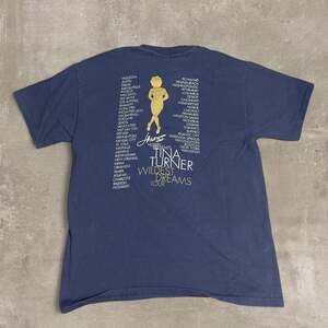 Vintage Tina Turner Wildest Dreams Tour T-Shirt, Navy Blue, Size Large